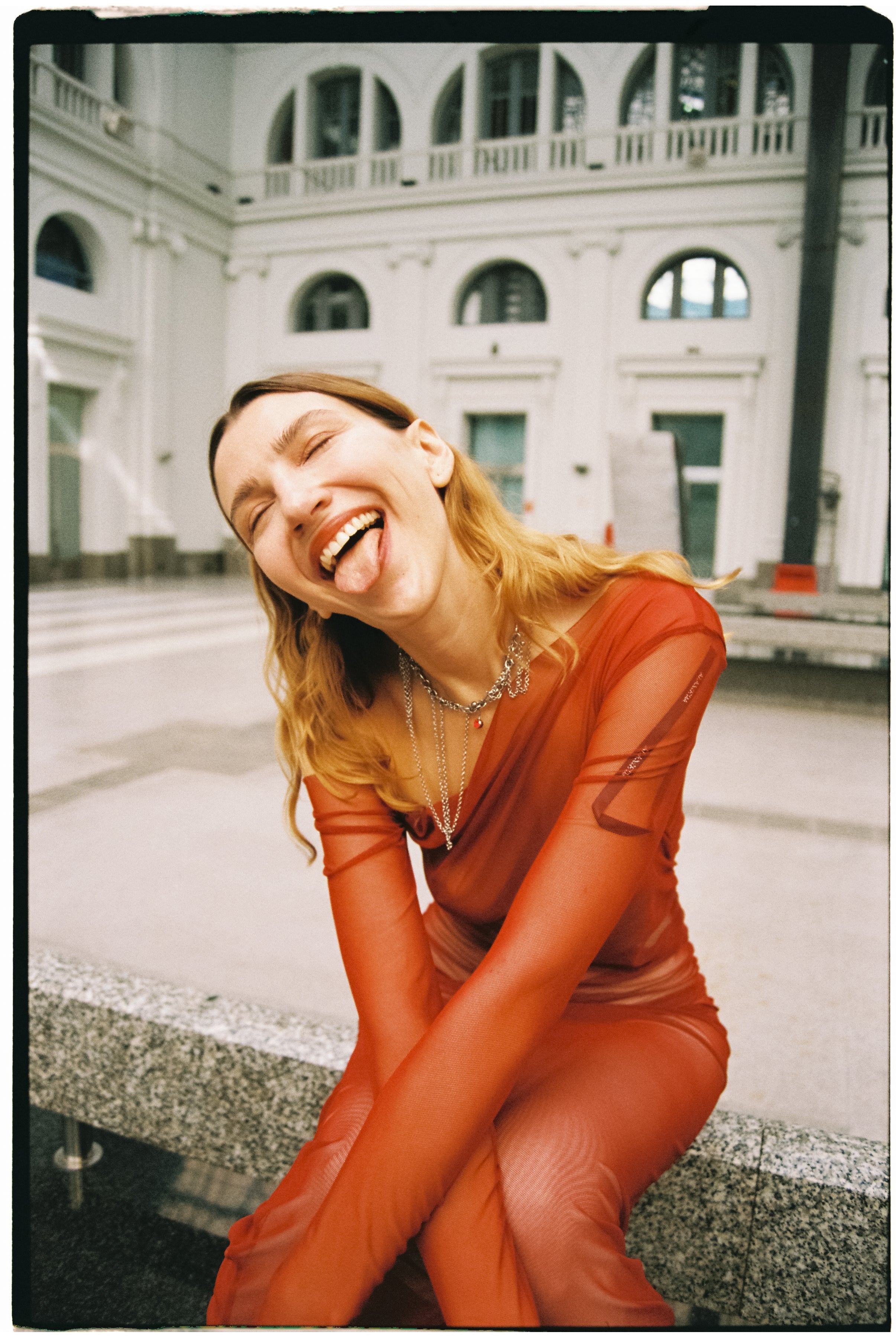 RED IS THE NEW BLUE - ANALOG ARCHIVE FEATURING NADIA / PHOTOGRAPHY BY SERGI DELGADO